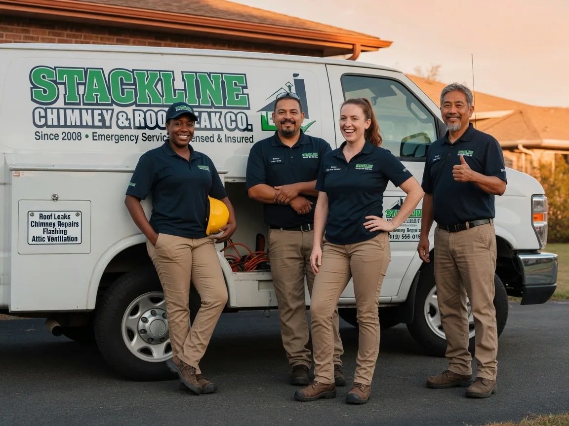 Chimney flashing repair company in Winlock, WA